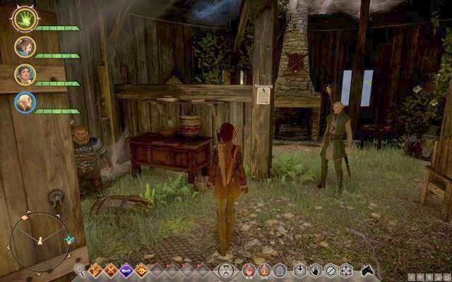 List przybity do drewnianej belki - Dragon Age Inquisition: Bracia krwi (Blood Brothers) - Dragon Age: Inkwizycja - poradnik do gry