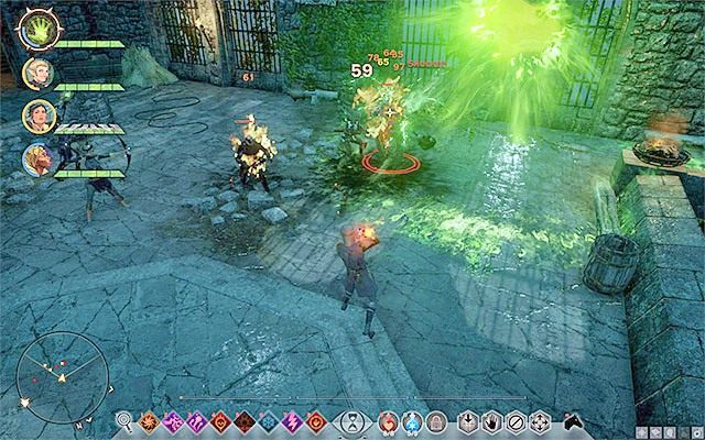 Unikaj silnych ataków przywódcy bandytów - Dragon Age Inquisition: Zajęcie Caer Bronach (Capturing Caer Bronach) - Dragon Age: Inkwizycja - poradnik do gry