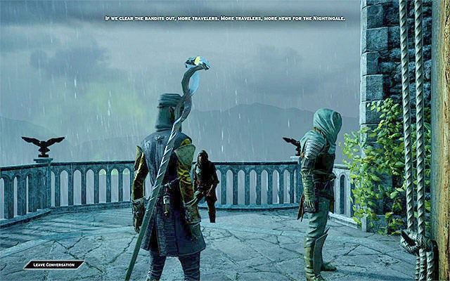 Od zwiadowcy dowiesz się o kolejnych bandytach - Dragon Age Inquisition: Wyrywanie chwastów (Weeding Out Bandits) - Dragon Age: Inkwizycja - poradnik do gry
