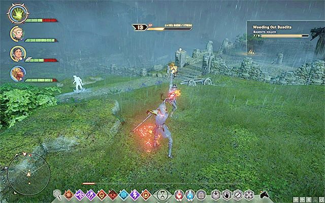 Przykładowa grupa bandytów - Dragon Age Inquisition: Wyrywanie chwastów (Weeding Out Bandits) - Dragon Age: Inkwizycja - poradnik do gry