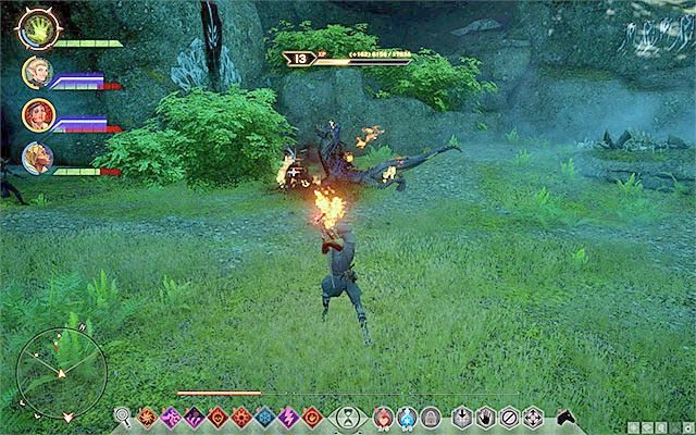 Po dotarciu do legowiska zacznij atakować potwory - Dragon Age Inquisition: Nora bestii (Wyrm Hole) - Dragon Age: Inkwizycja - poradnik do gry