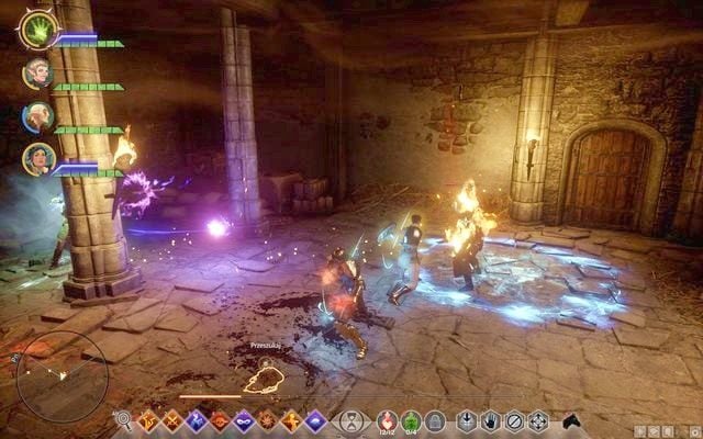 Przeciwnicy w pierwszym pomieszczeniu - Dragon Age Inquisition: Obietnica zniszczenia (Promise of Destruction) - Dragon Age: Inkwizycja - poradnik do gry