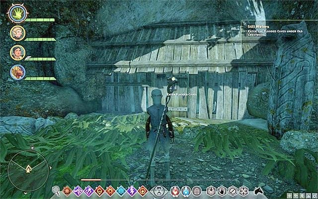 Wejście do Zalanych Jaskiń - Dragon Age Inquisition: Ukryte obszary - Crestwood - Dragon Age: Inkwizycja - poradnik do gry