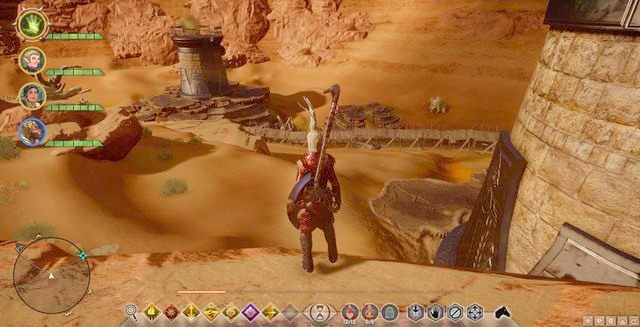 Miejsce trujących obszarów po tym jak twoi podwładni je usunęli. - Dragon Age Inquisition: Ukryte obszary - Zachodnie Podejście - Dragon Age: Inkwizycja - poradnik do gry