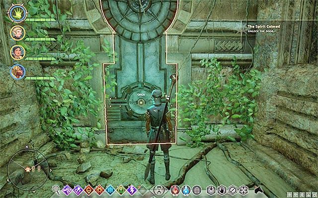 Badanie kolejnych sal świątyni również wymaga dysponowania odłamkami - Dragon Age Inquisition: Ukryte obszary - Zakazana Oaza - Dragon Age: Inkwizycja - poradnik do gry