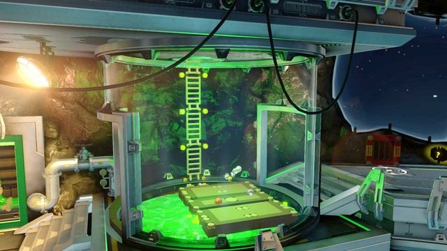 Na platformie możesz porozbijać wszystkie obiekty i zebrać monety - Kostium Na Miarę Kosmosu | Opis przejścia Lego Batman 3 Poza Gotham - LEGO Batman 3: Poza Gotham - poradnik do gry