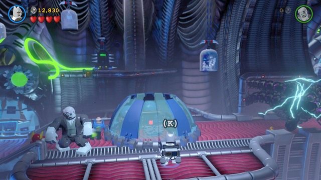 Po wyłączeniu dźwigni dolna droga będzie odblokowana - Czaszkoła Przetrwania | Opis przejścia Lego Batman 3 Poza Gotham - LEGO Batman 3: Poza Gotham - poradnik do gry