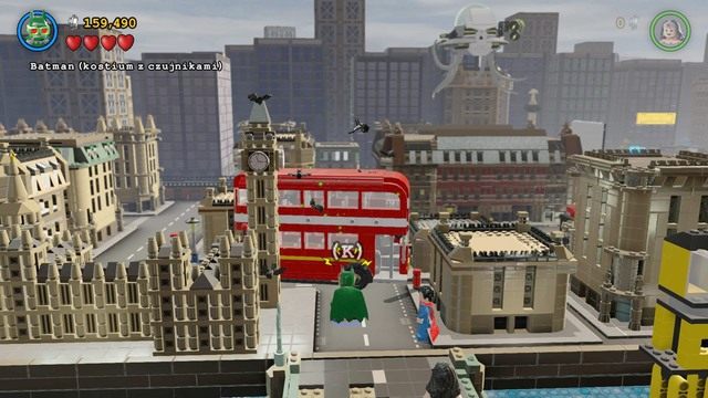 Po przejściu mostem Brainiac zablokuje ci drogę - Eurokłopoty | Opis przejścia Lego Batman 3 Poza Gotham - LEGO Batman 3: Poza Gotham - poradnik do gry