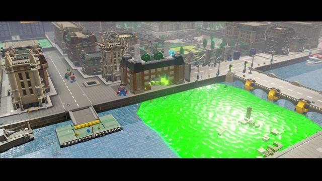 Po przejściu przez miasto na rzeczy rozlana zostanie toksyczna substancja - Eurokłopoty | Opis przejścia Lego Batman 3 Poza Gotham - LEGO Batman 3: Poza Gotham - poradnik do gry