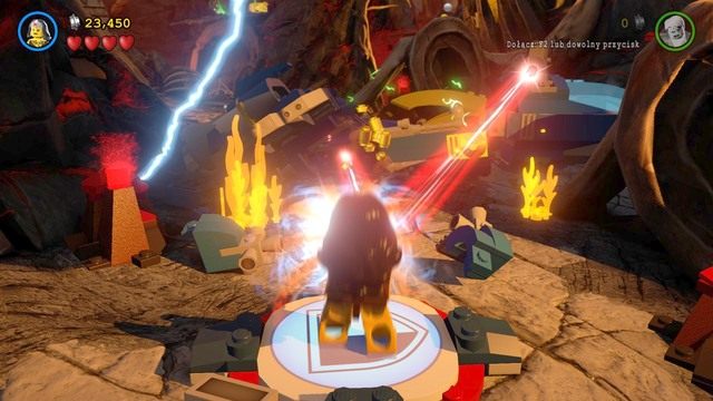 Po przejściu dalej natkniesz się na laser - Wyrzuć Ten Gniew | Opis przejścia Lego Batman 3 Poza Gotham - LEGO Batman 3: Poza Gotham - poradnik do gry