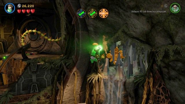 Skorzystaj z działka jako Zielona Latarnia - Sezon Na Pomarańcze | Opis przejścia Lego Batman 3 Poza Gotham - LEGO Batman 3: Poza Gotham - poradnik do gry