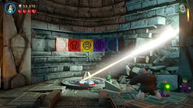 Wyciągnij głaz jako Grundy i zniszcz resztę obiektów, które zostały - Sezon Na Pomarańcze | Opis przejścia Lego Batman 3 Poza Gotham - LEGO Batman 3: Poza Gotham - poradnik do gry