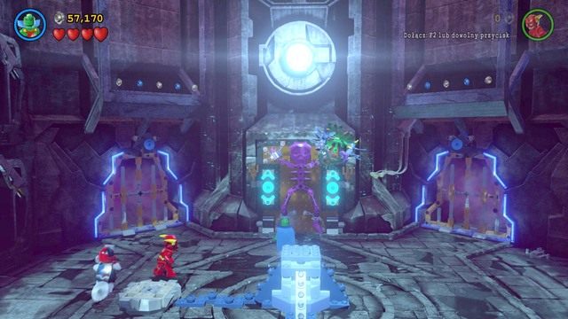 Żeby przejść dalej musisz wykonać serię kroków - Indygująca Historia | Opis przejścia Lego Batman 3 Poza Gotham - LEGO Batman 3: Poza Gotham - poradnik do gry