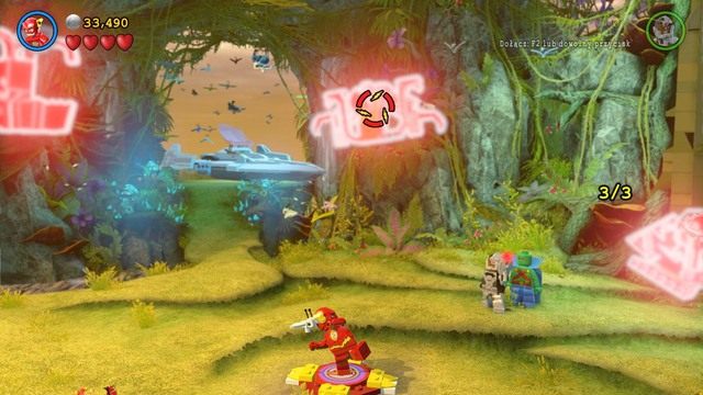 Po odzyskaniu panowania nad postaciami odeprzyj atak wrogów i zniszcz wszystkie obiekty w centralnej części - Kolor Nadziei | Opis przejścia Lego Batman 3 Poza Gotham - LEGO Batman 3: Poza Gotham - poradnik do gry