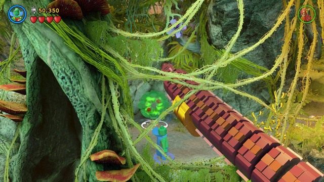 Po zbudowaniu podejdź do prawej jej strony Marsjaninem i włącz superwidzenie - Kolor Nadziei | Opis przejścia Lego Batman 3 Poza Gotham - LEGO Batman 3: Poza Gotham - poradnik do gry