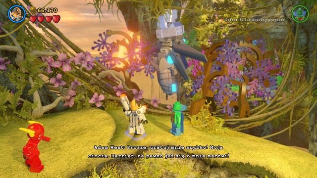 Podejdź do zablokowanego przejścia jako Cyborg i wystrzel rakietę w stronę srebrnego obiektu - Kolor Nadziei | Opis przejścia Lego Batman 3 Poza Gotham - LEGO Batman 3: Poza Gotham - poradnik do gry