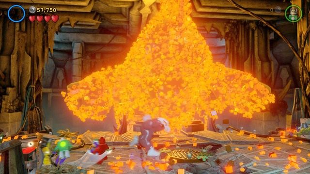 Walka z Larfleezem będzie dostępna podczas wykonywania misji Sezon na Pomarańcze - Larfleeze | Bossowie i taktyki Lego Batman 3 Poza Gotham - LEGO Batman 3: Poza Gotham - poradnik do gry