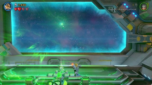 Po nakierowaniu na zbudowaną przez ciebie maszynę, pojazd automatycznie wyląduje - Jak odblokować Atoma w Lego Batman 3 Poza Gotham | Porady ogólne - LEGO Batman 3: Poza Gotham - poradnik do gry