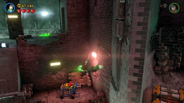Drugi zestaw pięciu klocków znajdziesz w momencie kiedy skakałeś przez otwarte śluzy - Minizestawy | Pościek - sekrety w Lego Batman 3 Poza Gotham - LEGO Batman 3: Poza Gotham - poradnik do gry