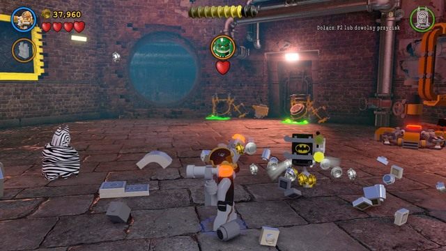 Podejdź do pojemnika jako Cyborg i zmień strój na kostium rozbiórkowy - Minizestawy | Pościek - sekrety w Lego Batman 3 Poza Gotham - LEGO Batman 3: Poza Gotham - poradnik do gry