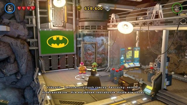 Zadanie Tajemnica Szympansów będzie dostępne po wykonaniu misji pobocznej Mleczny Trening - Zadania poboczne | Batjaskinia - sekrety w Lego Batman 3 Poza Gotham - LEGO Batman 3: Poza Gotham - poradnik do gry