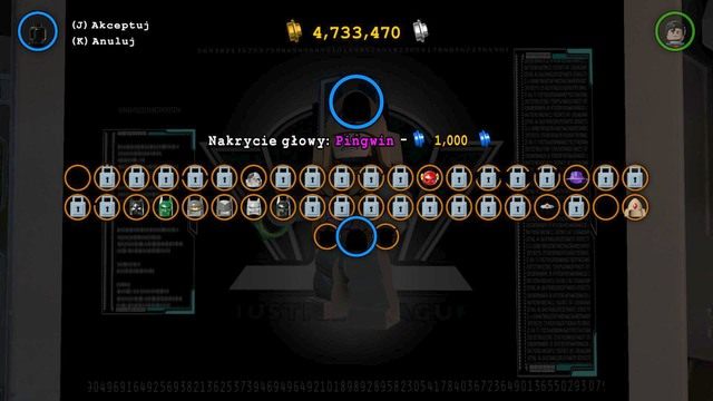 Tak jak w przypadku Boostera Golda musisz zmienić tors i nakrycie głowy na pingwina - Zadania poboczne | Strażnica - sekrety w Lego Batman 3 Poza Gotham - LEGO Batman 3: Poza Gotham - poradnik do gry