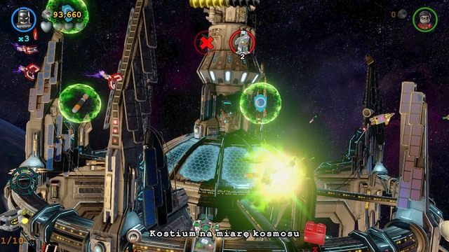 Minizestaw znajdziesz latając wokół bazy kosmicznej - Minizestawy | Kostium Na Miarę Kosmosu - sekrety w Lego Batman 3 Poza Gotham - LEGO Batman 3: Poza Gotham - poradnik do gry