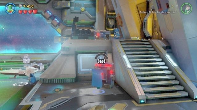 Drugą postać zdobędziesz hakując konsolę po prawej stronie pomieszczenia - Postacie | Może To Go Ściągnie Na Ziemię - sekrety w Lego Batman 3 Poza Gotham - LEGO Batman 3: Poza Gotham - poradnik do gry