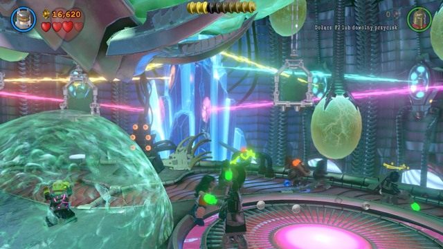 Przedostatni minizestaw znajdziesz na arenie, w której walczysz z Brainiaciem - Minizestawy | Czaszkoła Przetrwania - sekrety w Lego Batman 3 Poza Gotham - LEGO Batman 3: Poza Gotham - poradnik do gry