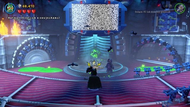 Podejdź do głównej sali i użyj czujników za pomocą stroju Batmana - Postacie | Czaszkoła Przetrwania - sekrety w Lego Batman 3 Poza Gotham - LEGO Batman 3: Poza Gotham - poradnik do gry