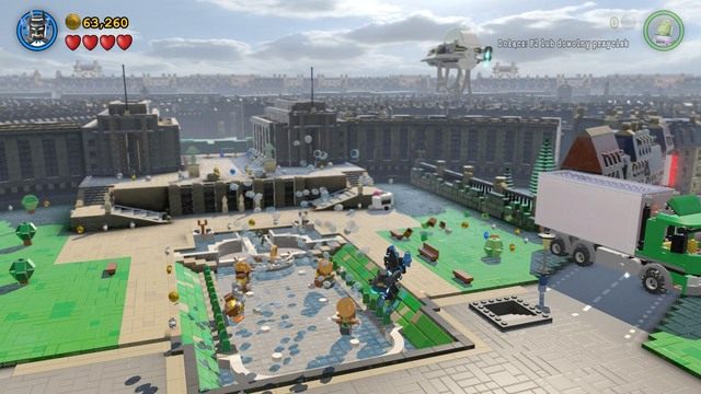 Trzeci minizestaw zdobędziesz używając haku na każdej kaczce w jeziorze - Minizestawy | Eurokłopoty - sekrety - LEGO Batman 3: Poza Gotham - poradnik do gry