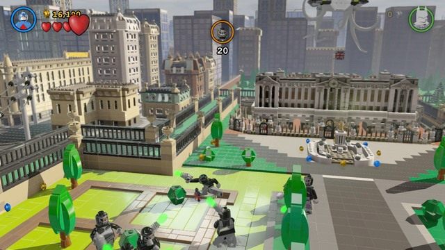 Siódmy minizestaw znajdziesz w momencie pokazanym na obrazku - Minizestawy | Eurokłopoty - sekrety - LEGO Batman 3: Poza Gotham - poradnik do gry