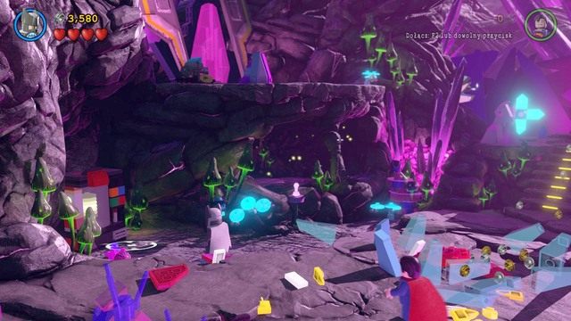 Podczas przechodzenia przez pierwszą lokację zauważysz dwie jaskinie - Postacie | Miłość Ci Wszystko Wybaczy - sekrety w Lego Batman 3 Poza Gotham - LEGO Batman 3: Poza Gotham - poradnik do gry