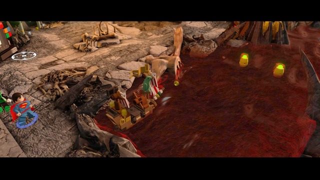 Obok czwartej złotej skrzyni znajdziesz także inne obiekty - Minizestawy | Wyrzuć Ten Gniew - sekrety w Lego Batman 3 Poza Gotham - LEGO Batman 3: Poza Gotham - poradnik do gry