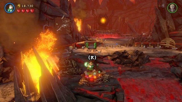 Korzystając z Zielonej Latarni podejdź do widocznej ziemi i wykop z niej obiekt - Minizestawy | Wyrzuć Ten Gniew - sekrety w Lego Batman 3 Poza Gotham - LEGO Batman 3: Poza Gotham - poradnik do gry