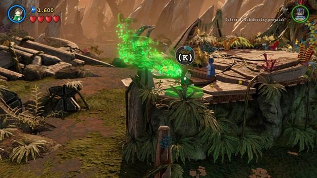 Zaraz na początku lokacji przejdź na prawo i za pomocą Zielonej Latarni wejdź na platformę i wykonaj żurawia - Minizestawy | Sezon Na Pomarańcze - sekrety w Lego Batman 3 Poza Gotham - LEGO Batman 3: Poza Gotham - poradnik do gry