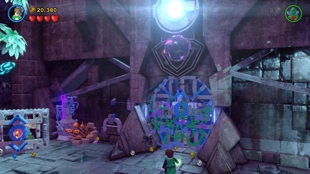 Szósty minizestaw znajdziesz przy drzwiach blokujących przejście - Minizestawy | Indygująca Historia - sekrety w Lego Batman 3 Poza Gotham - LEGO Batman 3: Poza Gotham - poradnik do gry