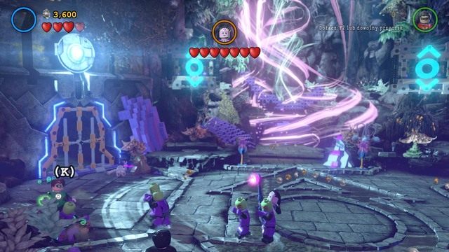 Ostatni minizestaw znajdziesz po lewej stronie areny, na której walczysz z Indigo-1 - Minizestawy | Indygująca Historia - sekrety w Lego Batman 3 Poza Gotham - LEGO Batman 3: Poza Gotham - poradnik do gry