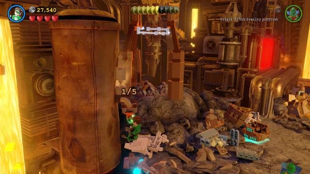 Piąty minizestaw zdobędziesz po przeciągnięciu lin z pięciu obiektów - Minizestawy | Qwardy Orzech Do Zgryzienia - sekrety w Lego Batman 3 Poza Gotham - LEGO Batman 3: Poza Gotham - poradnik do gry