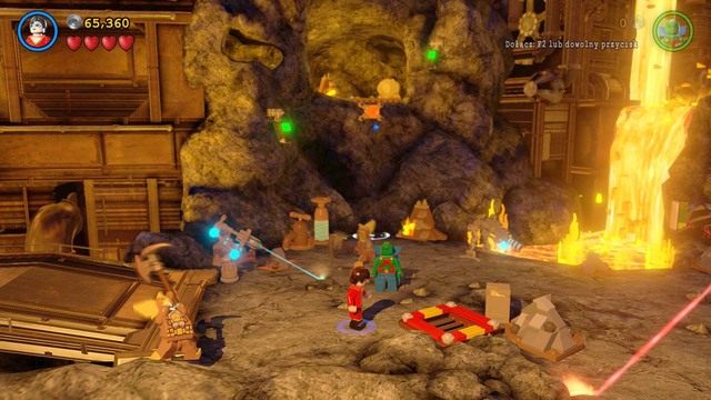 W momencie przechodzenia do kolejnej części lokacji (moment, w którym spadasz niżej) - Minizestawy | Qwardy Orzech Do Zgryzienia - sekrety w Lego Batman 3 Poza Gotham - LEGO Batman 3: Poza Gotham - poradnik do gry