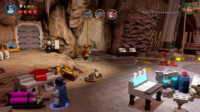 Piąty minizestaw otrzymasz niszcząc trzy czerwone telefony w jaskini - Minizestawy | Jutro O Tej Samej Batporze! - sekrety w Lego Batman 3 Poza Gotham - LEGO Batman 3: Poza Gotham - poradnik do gry