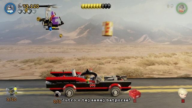 Kolejny minizestaw otrzymasz w trakcie pościgu za Jokerem - Minizestawy | Jutro O Tej Samej Batporze! - sekrety w Lego Batman 3 Poza Gotham - LEGO Batman 3: Poza Gotham - poradnik do gry