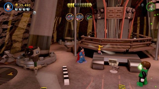 Będąc w jaskini podejdź do lewej stroni i porozmawiaj z Bat-Mitem oraz stwórz z klocków mały basen - Postacie | Jutro O Tej Samej Batporze! - sekrety w Lego Batman 3 Poza Gotham - LEGO Batman 3: Poza Gotham - poradnik do gry