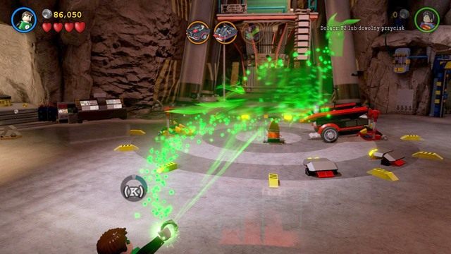 Przejdź na centralną część jaskini i zniszcz obiekty, które się tam znajdują - Postacie | Jutro O Tej Samej Batporze! - sekrety w Lego Batman 3 Poza Gotham - LEGO Batman 3: Poza Gotham - poradnik do gry