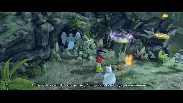 Musisz ją eskortować do Potwora z Bagien - Zadania poboczne | Hala Sprawiedliwości i Zagłady - sekrety - LEGO Batman 3: Poza Gotham - poradnik do gry