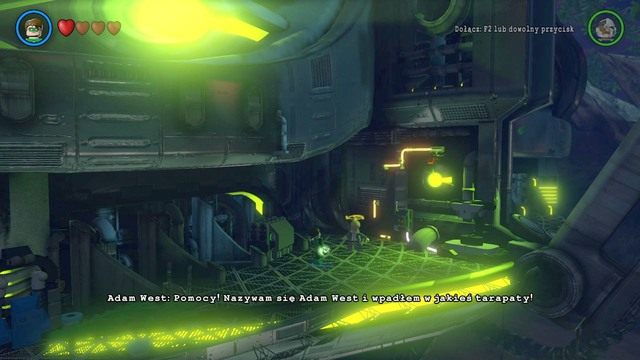 Trzecia sytuacja, w której możesz uratować Adama Westa znajduje się w Hali Zagłady - Adam West | Hala Sprawiedliwości i Zagłady - sekrety w Lego Batman 3 Poza Gotham - LEGO Batman 3: Poza Gotham - poradnik do gry