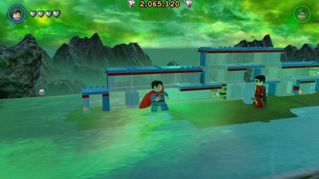 Żeby dostać się do złotego klocka musisz zmienić postać na Atoma i zmniejszyć się - Złote Klocki | Oa - sekrety w Lego Batman 3 Poza Gotham - LEGO Batman 3: Poza Gotham - poradnik do gry