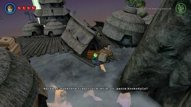 Kolejny żeton otrzymasz niszcząc pudła w wiosce - Postacie i pojazdy | Odym - sekrety w Lego Batman 3 Poza Gotham - LEGO Batman 3: Poza Gotham - poradnik do gry