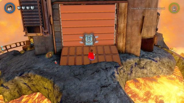 Zniszcz osłonę za pomocą kostiumu z sonarem Batmana i użyj haku na zaczepie żeby otworzyć drzwi - Postacie i pojazdy | Qward - sekrety w Lego Batman 3 Poza Gotham - LEGO Batman 3: Poza Gotham - poradnik do gry