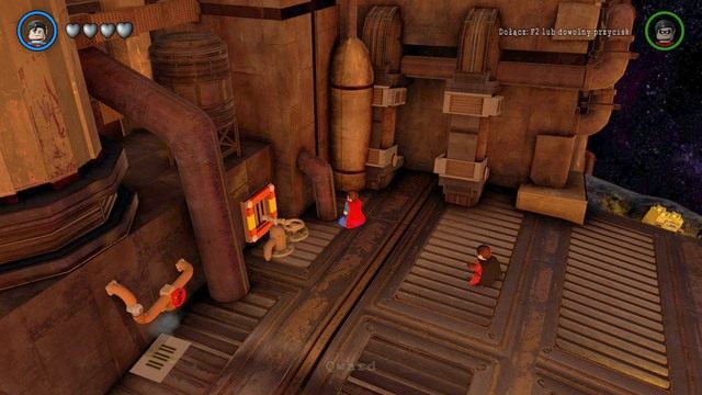 Żeby zebrać złoty klocek musisz przejść kilkukrotnie przez spotykane kraty - Złote Klocki | Qward - sekrety w Lego Batman 3 Poza Gotham - LEGO Batman 3: Poza Gotham - poradnik do gry